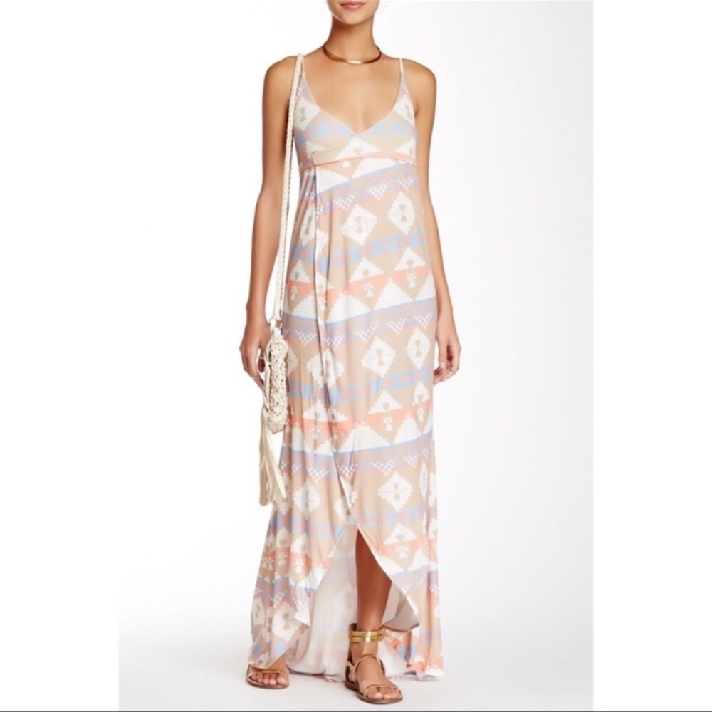 Wildfox Atlantis Aztec wrap dress